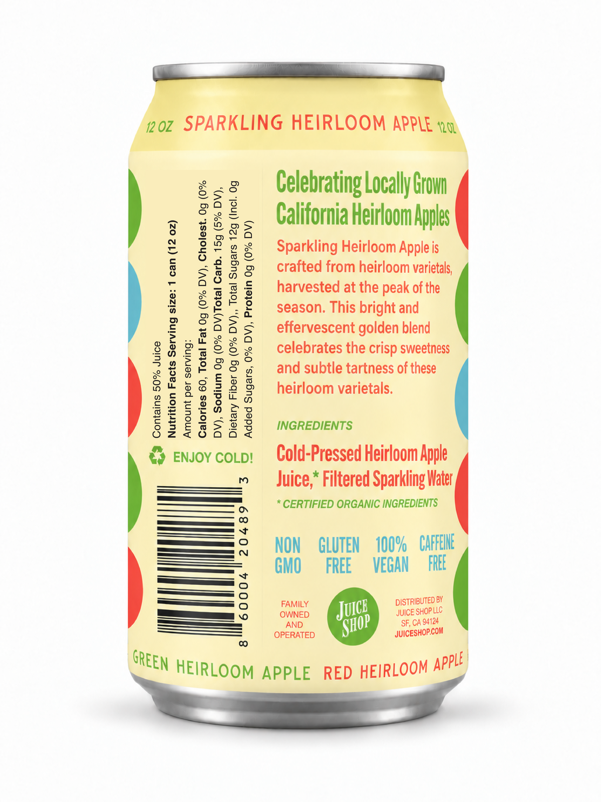 Sparkling Heirloom Apple - 12 Pack
